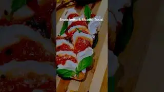 #GourmetASMR #SpeedASMR #Bruschetta #RicottaToast #FoodASMR  #yourubeshorts  #FoodShorts