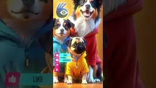 &ldquo;Pixar Style Dog Stack in Hoodies 🐶😍 | Cute Dog Animation Shorts&rdquo;