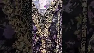 Beautiful Party wear fancy dress with clutch#fashionndesigns #onlineshopping #subscribe