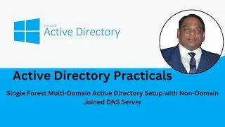 Single Forest Multi Domain Active Directory Setup with Non Domain Joined DNS Server