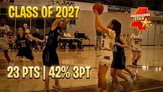 Dixie Crenshaw &ndash; Class of 2027 SG | 23 PTS, 42% 3PT | Game Highlights