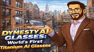 Dymesty AI Glasses - Powerful AI Recording & Summaries&middot; Super Lightweight & Comfortable Fit