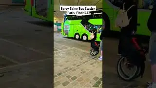 FlixBus from Bercy Seine Bus Station PARIS  to Le  Havre FRANCE for Cruise #flixbus #paris #bercy