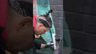 Seasonal Collaboration  Street Art Graffiti Mural #shorts