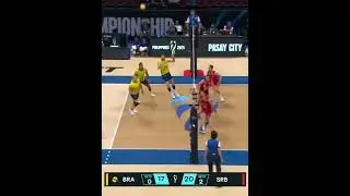🔥 Brazil takes on Czechia in a high-intensit 🏐 #volleyball #brazilvsczechia #topvolleyball #sorts