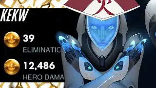 KABAJI PRO ECHO! 39 ELIMS! [ OVERWATCH SEASON 22 TOP 500 ]