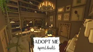 Dark Academia Themed House Speed Build 📜 Roblox Adopt Me!