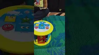 shape sorting toy 🧸🧸 #play #babyvideos #cutebaby #playzone
