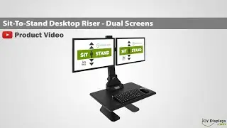 Height Adjustable Monitor and keyboard Stand - Dual Screen Desktop Riser