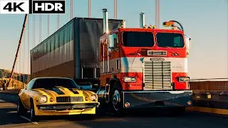 Bumblebee (2018) - Bumblebee Camaro Transformation 4k HDR