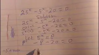 SOLUTION TO SPECIAL INDICIAL EQUATION