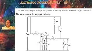 Output expression of Transistorized Voltage Feedback Regulator