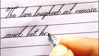 How to Write Beautiful Cursive Handwriting Fast | Easy Handwriting Improvement