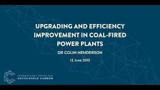 Upgrading and efficiency improvement in coal-fired power plants | ICSC Webinars