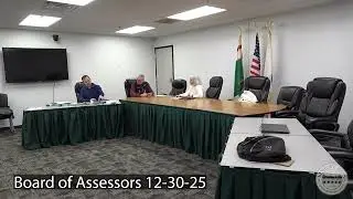 Board of Assessors 12-30-25
