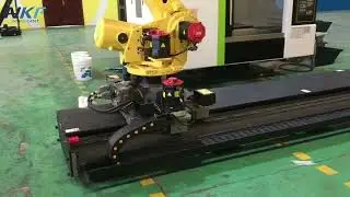 Our 1.5T load linear rail has a repeatability of &plusmn;0.08mm and is used with FANUC robots