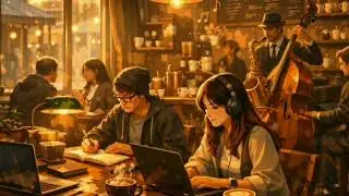 Coffee Shop Jazz ☕ Work & Study Background Music #JazzForWork#JazzForStudy#FocusJazz#Productivity
