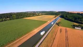 Canal du Nivernais - DJI Phantom Aerial Video