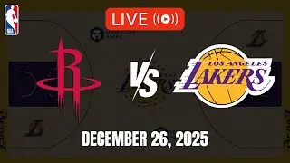 NBA LIVE! HOUSTON ROCKETS vs LOS ANGELES LAKERS | 2025-26 NBA SEASON | December 26, 2025 | NBA 2K26