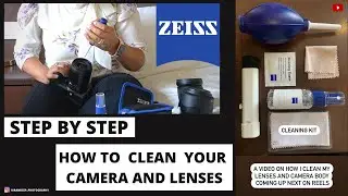 How to clean DSLR camera with ZEISS CLEANING KIT & avoid these MISTAKES | Easy Steps | User Guide