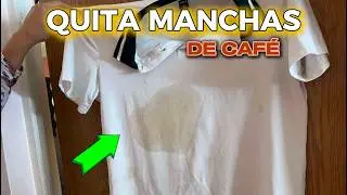 ☕QUITA las MANCHAS de CAFE en la ROPA con ESTA T&eacute;cnica F&aacute;cil 👕