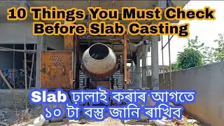 Slab Checklist || Slab Reinforcement LIVE Checking || 10 Things You Must Check Before Casting ||