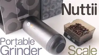 Nuttii電動ポータブルコーヒーグラインダーとスケールをレビュー！
