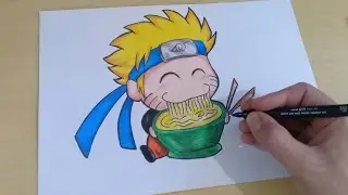 COMO DESENHAR NARUTO CHIBI passo a passo