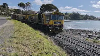 TasRail TR07 TR09 #31 train Goat Island