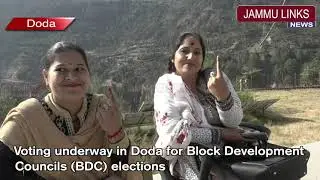 Voting underway in Doda for Block Development Councils BDC elections