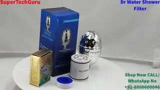 Aquaking Shower & Tap Filter To Reduce Chlorine Remove Hard Water Solution For Hair Loss, Dry Skin