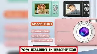 A must-have product!&nbsp;HD 1080P 2.4 inch digital Camera Rechargeable Cameras with 16x Zoom Compact C