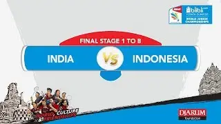 BLIBLI.COM WJC 2017 | FINAL STAGE 1 To 8 | INDIA vs INDONESIA | MS