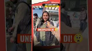 Unexpected Difficulty 😱 CAT 2025 Slot-1 DILR Surprised Everyone! 💥 #shorts