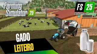 FS25: Gado leiteiro - RMT? Silagem ou Grama? tudo detalhado| FARMING SIMULATOR 25