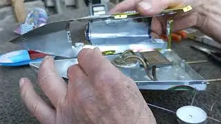 Kerzenboot mit 2 Antrieben