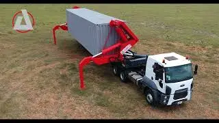 Self-lifting Container Semi-trailer - Ghana ECOWAS Africa