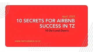 Airbnb Secrets (10) Tanzania Part 1