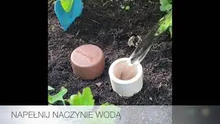 OLLAS w OGRODZIE - gliniane wodoprzepuszczalne naczynie do nawadniania roślin
