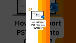 How to Import a PST File into Outlook? #outlook  #microsoft #shorts