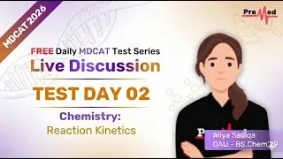 Free Daily Test Series | Day 2 - Chemistry: Reaction kinetics | Examify.pk