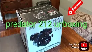 Predator 212cc engine unboxing