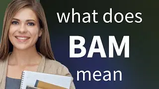 Bam &bull; definition of BAM