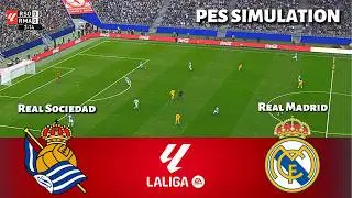 Real Sociedad vs Real Madrid | LaLiga 2025/26 | PES 21 Simulation