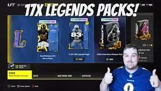 17X LEGEND PACK OPENING! TROY POLAMALU, WALTER PAYTON & LTD DAVID DECASTRO | MADDEN 24 ULTIMATE TEAM
