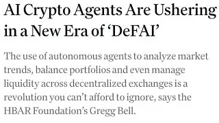 What's going on in DeFAI?