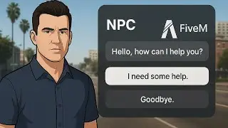 PixelReach Dialog System | Modern NPC UI for FiveM