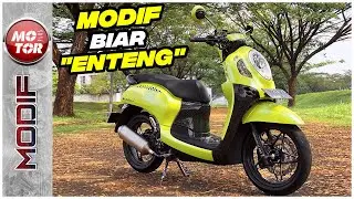 Honda Scoopy Terbaru Proper Pakai Aksesoris Jarang Dipakai | Motorplus Modif