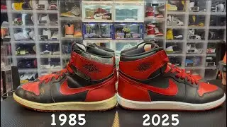 1985 & 2025 JORDAN 1 Black & Red