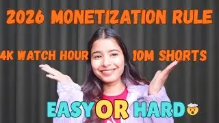 YouTube Monetization 2026: 4000 Watch Hours or 10M Shorts? EASY or HARD